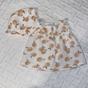 Rabbit Bear 12 Month Matching Shirt + Bonnet